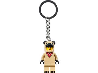 854158 LEGO French Bull Dog Guy Key Chain thumbnail image