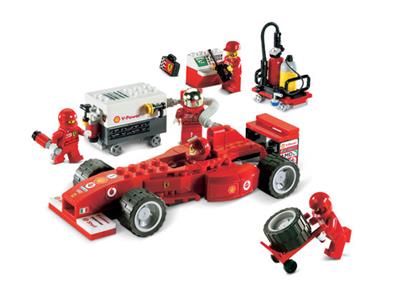 8673 LEGO Ferrari F1 Fuel Stop thumbnail image