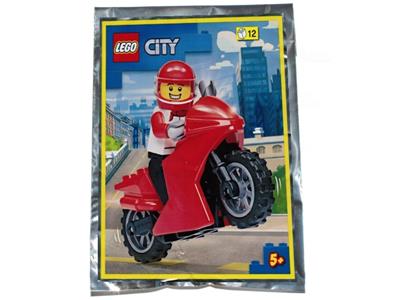 952203 LEGO City Motorcycle with Driver thumbnail image