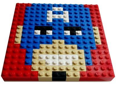 LEGO USA Captain America Mosaic thumbnail image
