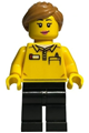 Female LEGO Store employee with a ponytail, wearing black legs - adp055