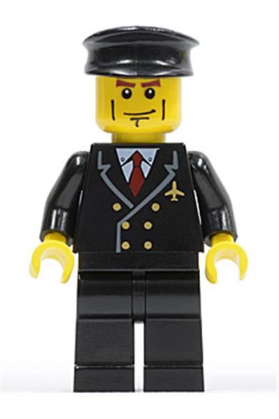 Lego Airport Pilot Minifigure Air043 