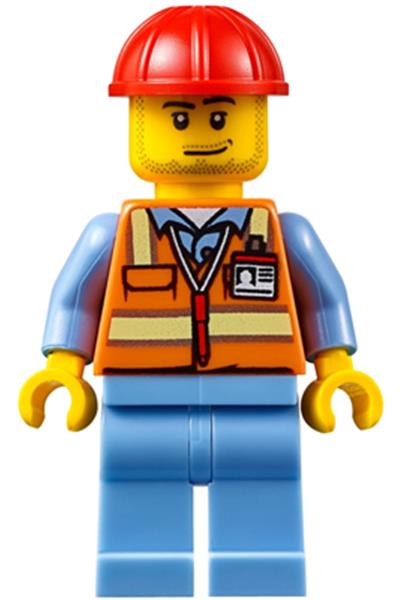 LEGO Construction Worker Minifigure air050 | BrickEconomy