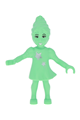 Belville fairy with a medium green body featuring a stars pattern - belvfair02