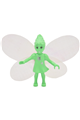 Fairy minifigure from Belville theme with a medium green color and stars pattern - belvfair02a