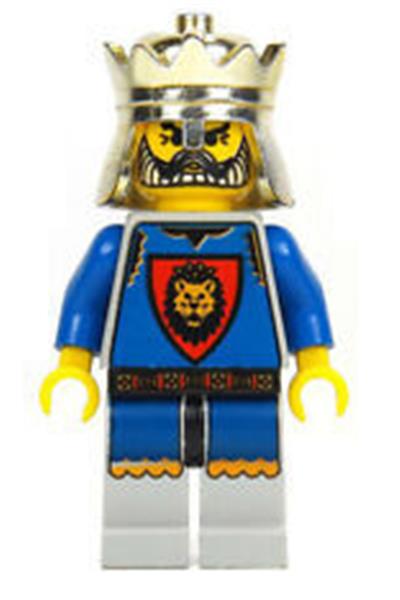 Minifigure LEGO Castello, Knight Kingdom Castle King Leone CAS035, Vintage,  Rare
