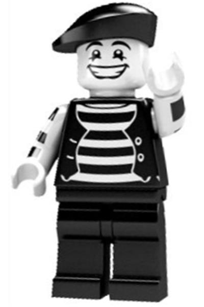 Lego Mime Minifigure Col025 Brickeconomy 9733