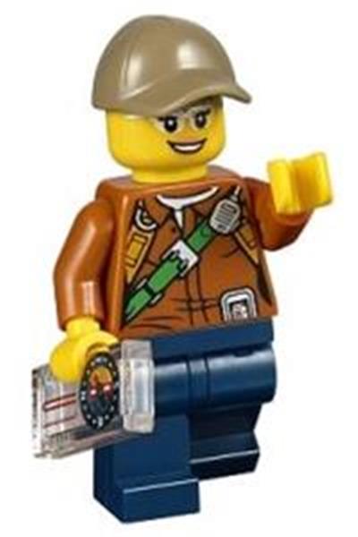 Lego City Jungle Explorer Female Minifigure Col308 