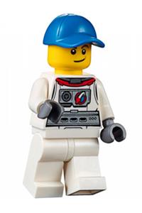 Astronaut Minifigure - Astronaut wearing a cap - cty0562