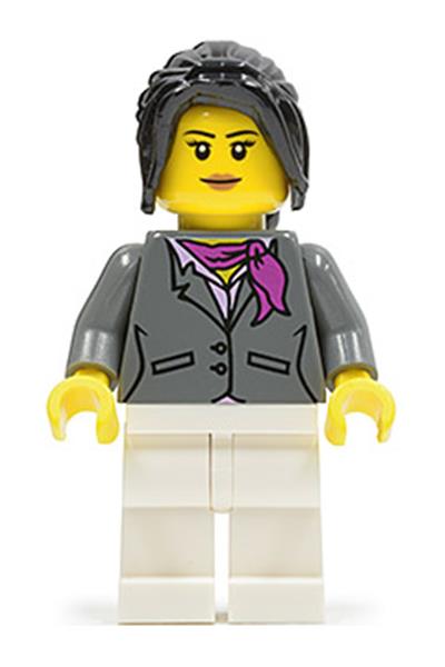 LEGO Female in Gray Jacket with Magenta Scarf Minifigure cty0575 ...