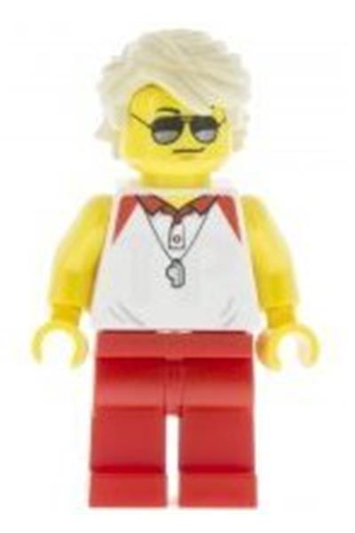 LEGO Beach Lifeguard Minifigure cty0769 | BrickEconomy