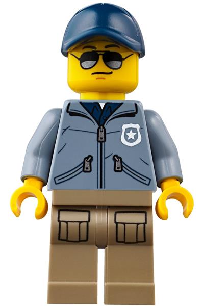 LEGO Police Speed Boat Officer Male Minifigure cty0837 | BrickEconomy