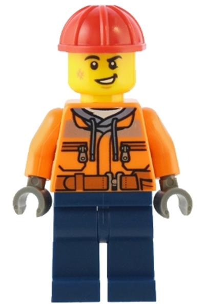 LEGO Construction Worker Minifigure cty1553 | BrickEconomy