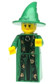 Minerva McGonagall in a green robe and cape - hp022