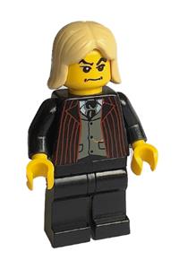 Lucius Malfoy wearing a black suit torso and black legs hp039