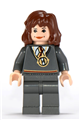 Hermione Granger with Gryffindor striped torso, necklace, and dark bluish gray legs - hp054