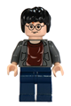 Harry Potter with a dark bluish gray open shirt torso and dark blue legs - hp057