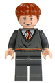 Ron Weasley with Gryffindor stripe torso and interchangeable sleeping/awake face - hp064