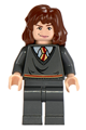 Hermione Granger with Gryffindor stripe torso, dark bluish gray legs, and sleeping/awake face - hp065