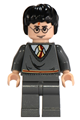 Harry Potter with Gryffindor stripe torso wearing dark bluish gray legs - hp086