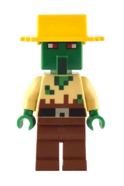 Official LEGO Minecraft fashion Rare Zombie Villager Minifigure