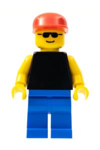 LEGO Male with Plain Black Torso Minifigure pln014 | BrickEconomy