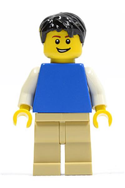 LEGO Male with Plain Blue Torso Minifigure pln172 | BrickEconomy