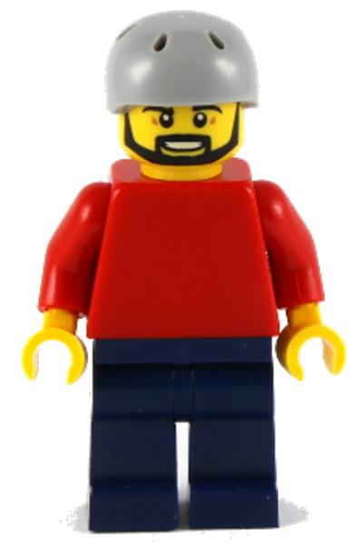 LEGO Male with Plain Red Torso Minifigure pln175 | BrickEconomy