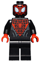 Miles Morales as Spider-Man in black and red Spider-Man suit - sh190