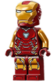 Iron Man with black hair and pearl gold arms - sh731