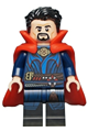 Doctor Strange wearing a plastic cape and printed brooch - sh802