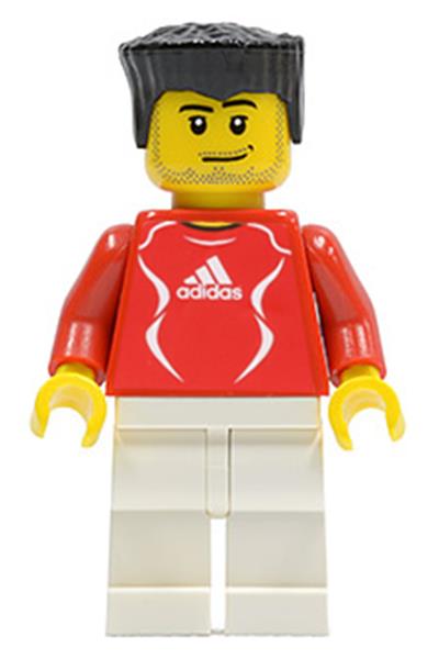 LEGO Adidas Red Soccer Player Minifigure soc122s | BrickEconomy