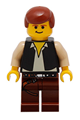 Han Solo with brown legs featuring a holster pattern - sw0045