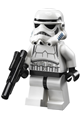 Stormtrooper with detailed armor, patterned head, and dotted mouth pattern - sw0366