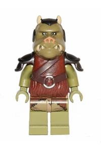 Olive green Gamorrean Guard with detailed design sw0405