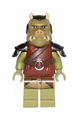 Olive green Gamorrean Guard with detailed design - sw0405