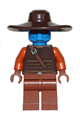 Cad Bane with reddish brown hands and legs - sw0497