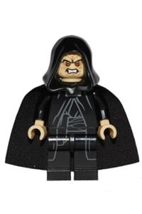 Emperor Palpatine with a tan head and tan hands sw0595