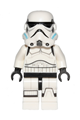 Stormtrooper with printed legs, dark azure helmet vents, and a frowning expression - sw0617