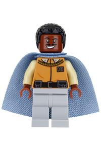 Lando Calrissian wearing general insignia with light bluish gray legs sw0818