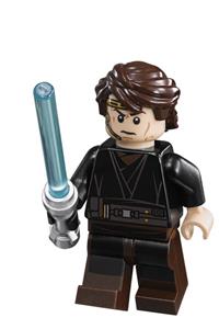 Anakin Skywalker with black legs and a headset sw0939