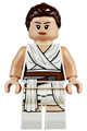 Rey wearing a white tied robe - sw1054