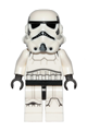 Stormtrooper with a dual molded helmet, gray squares on the back, and a frown - sw1137