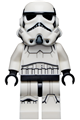 Female Stormtrooper wearing a dual-molded helmet with gray squares on the back, grimacing - sw1168