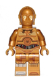 C-3PO with printed legs, toes, and arms - sw1201