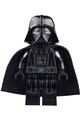 Minifigure of Darth Vader with printed arms, spongy cape, and a white head with a frown - sw1249
