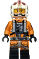 Luke Skywalker in a pilot suit with printed arms and black boots - sw1267