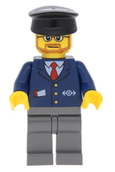 LEGO Train Worker Minifigure trn222 | BrickEconomy