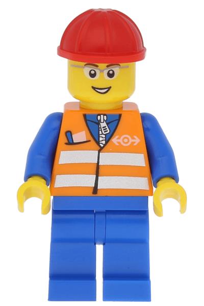 LEGO Railway Construction Worker Minifigure trn226 | BrickEconomy