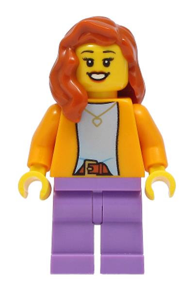 LEGO Mom - Bright Light Orange Jacket Minifigure twn416 | BrickEconomy